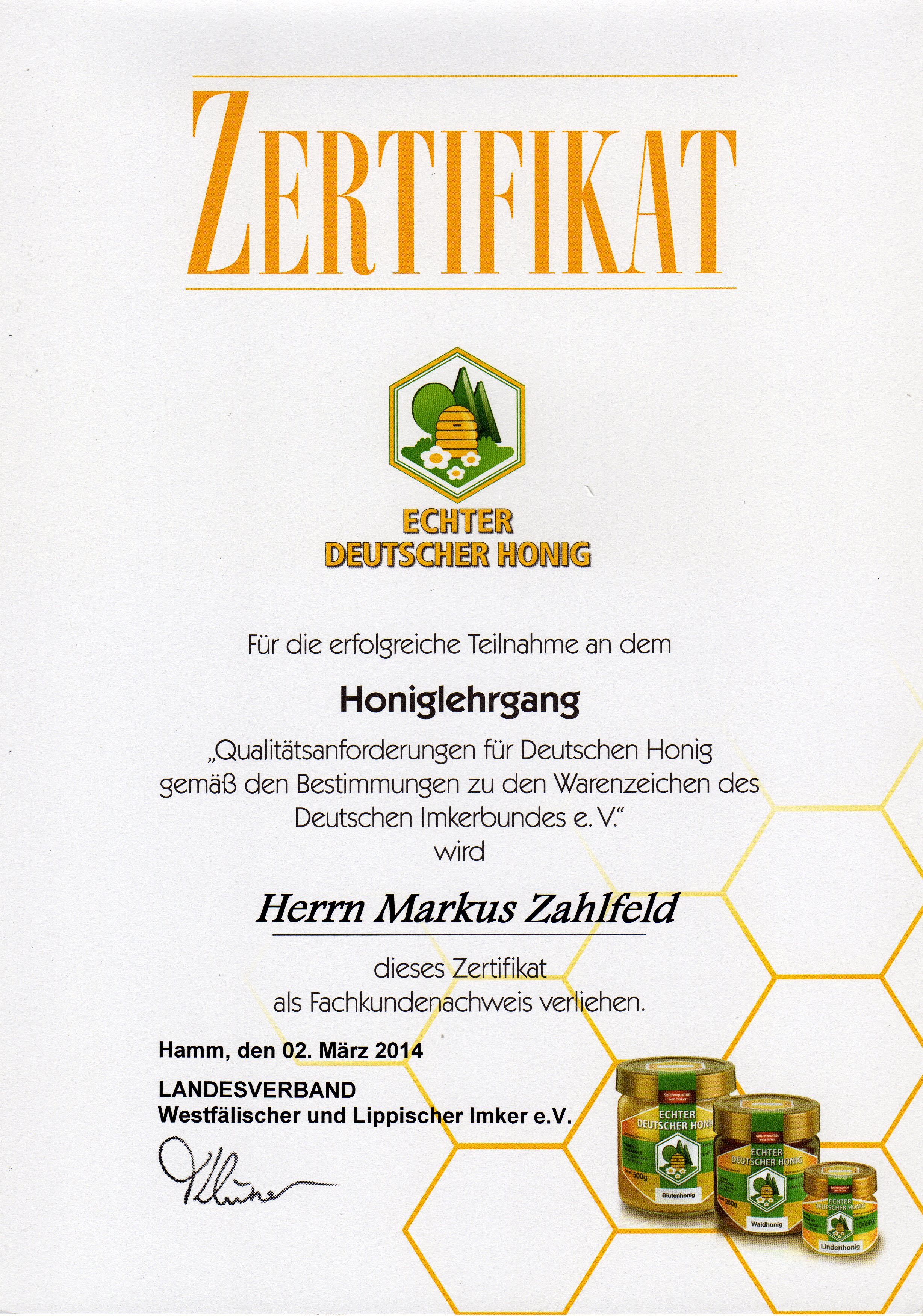 DIB Zertifikat Markus